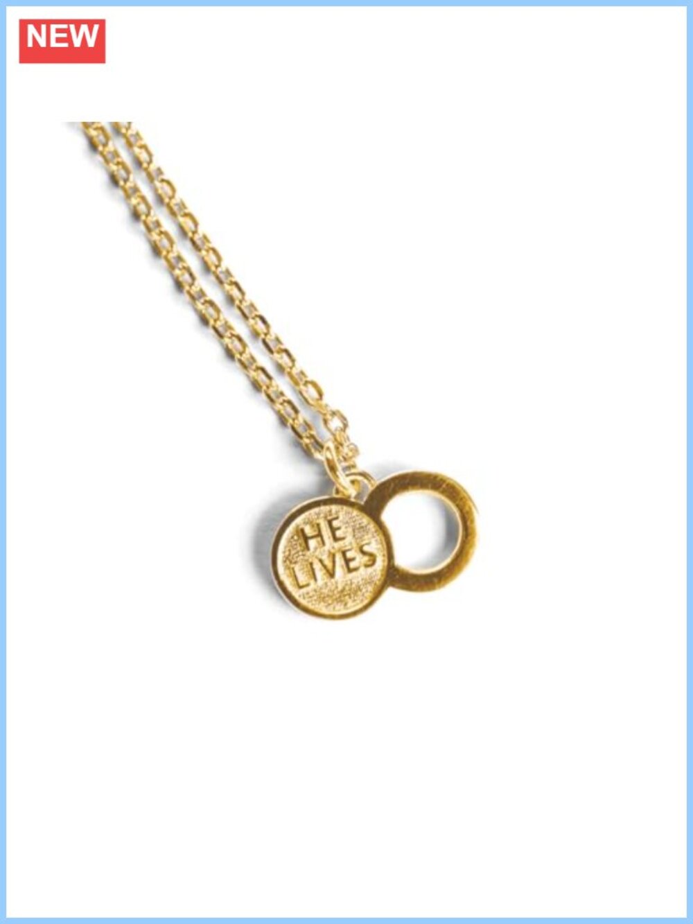 Sterling Silver Empty Tomb Pendant Necklace Christian Faith Jewelry